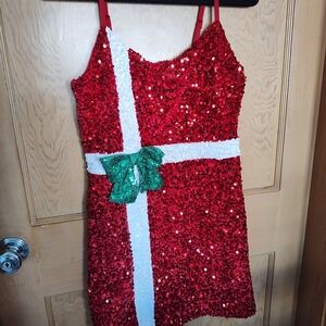 No Boundaries Scarlet Sequin Blouse